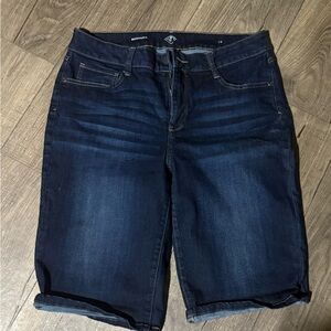 St. John's Bay Dark Blue Jean Shorts